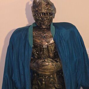 Vintage 1980s Casual Corner Silk Bomber Jacket Bundle (Teal & Purple, XL)